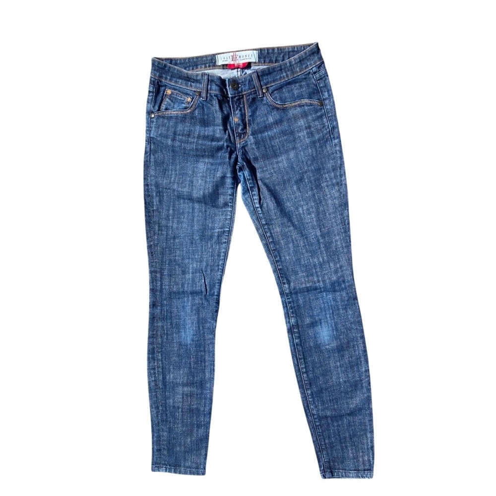 Easy Money Jean Company Bennie Skinny Jeans Blue Dark Wash Size 28 Stretch Denim